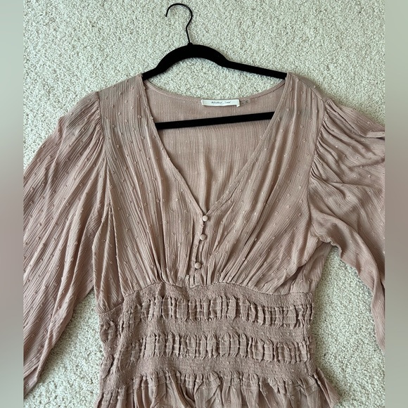 Blush colored blouse from Altar’d State size Large - Picture 2 of 2